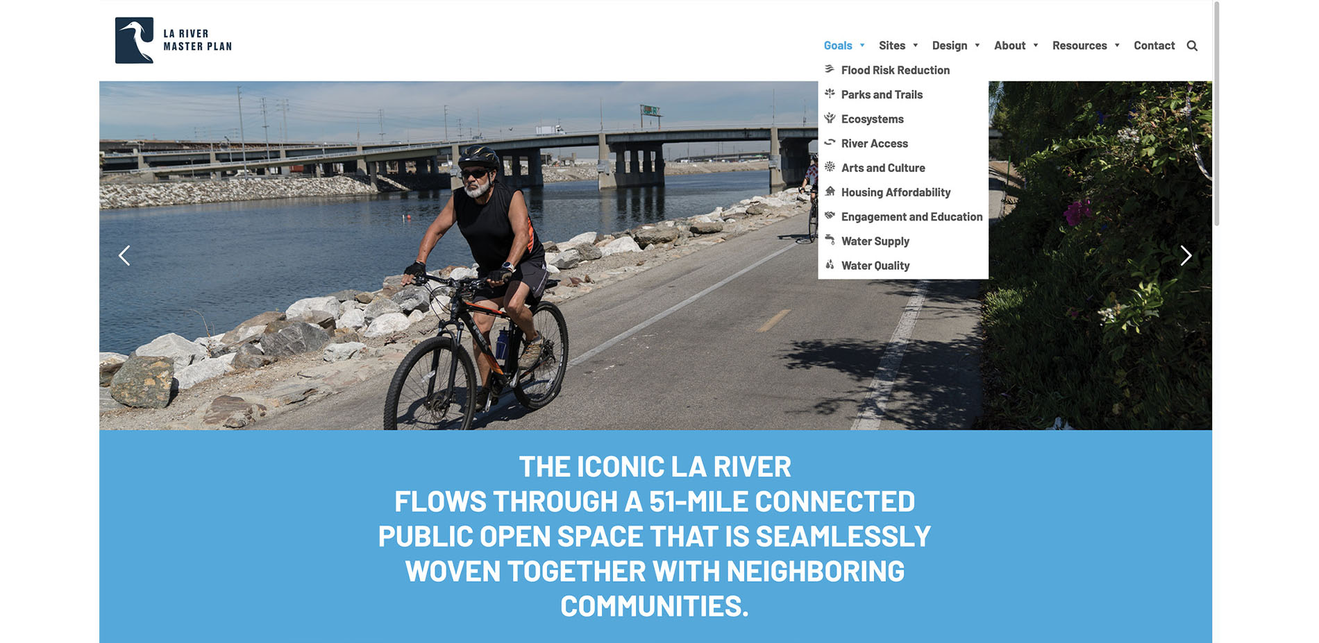 LA River Master Plan Website
