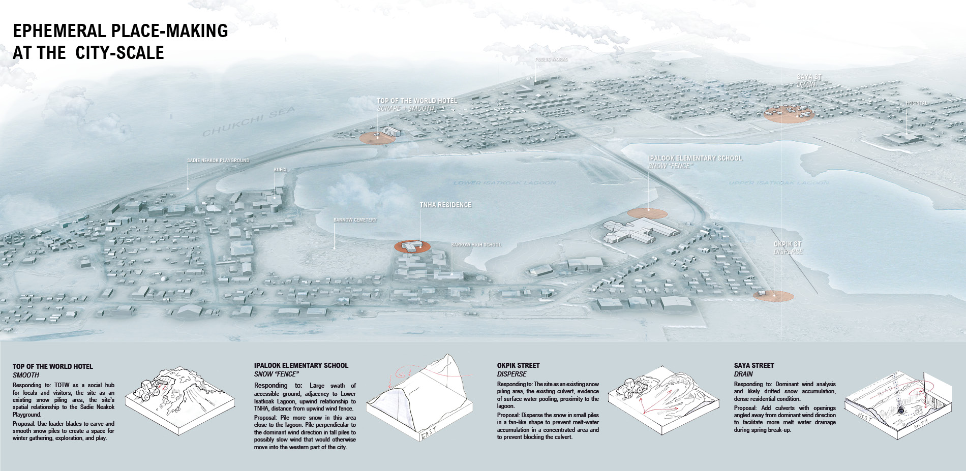 Ephemeral Place-Making at the City-Scale: Preserving permafrost and creating experiences with snow and melt